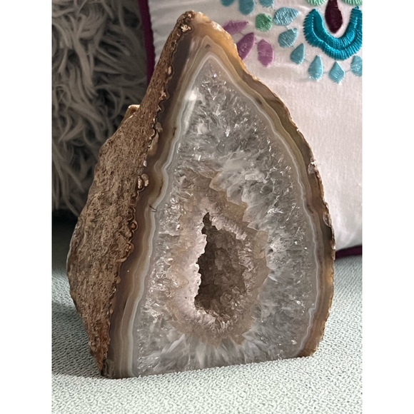Unbranded Other - Unbranded Unisex Home Decor Brown Agate Geode
